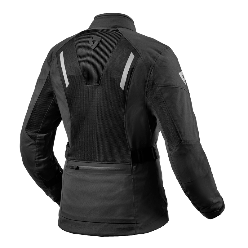 Revit Levante 2 H2O Moterų motociklininko striukė Black