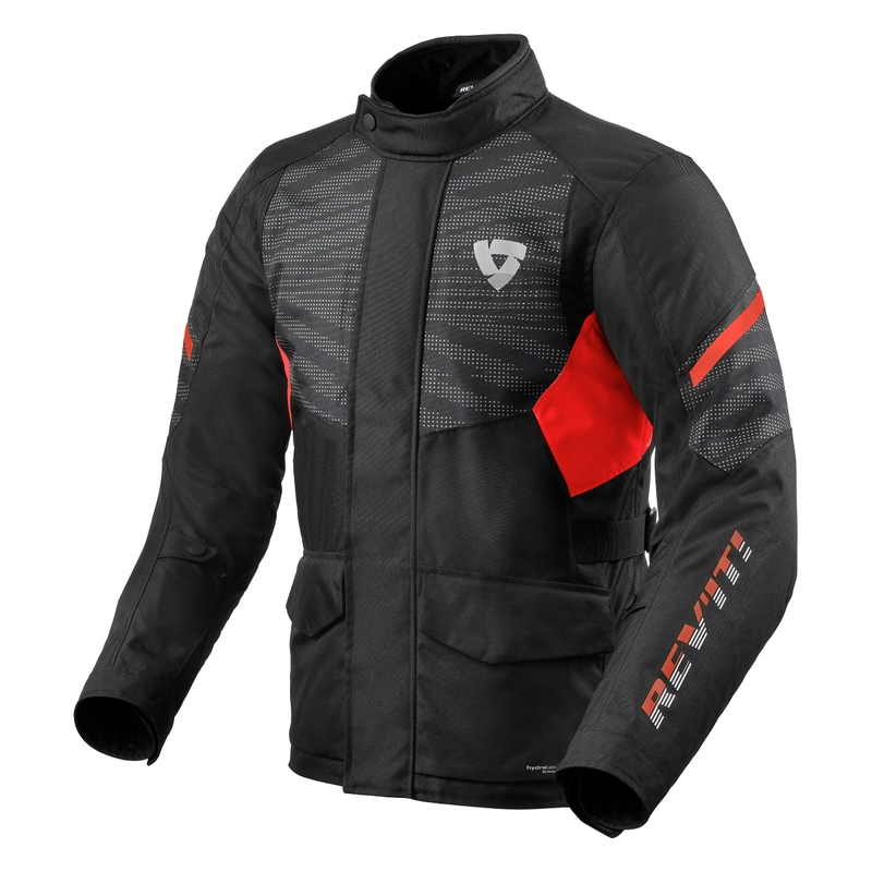Revit Duke H2O motociklininko striukė juoda ir raudona išpardavimas