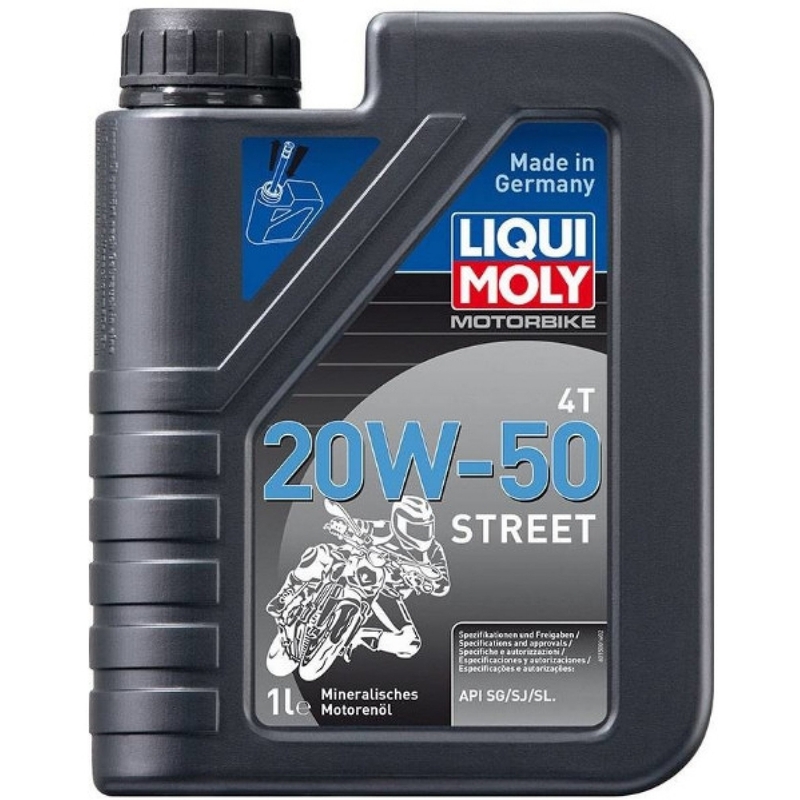 LIQUI MOLY Motociklas 4T 20W50 Street 1 l