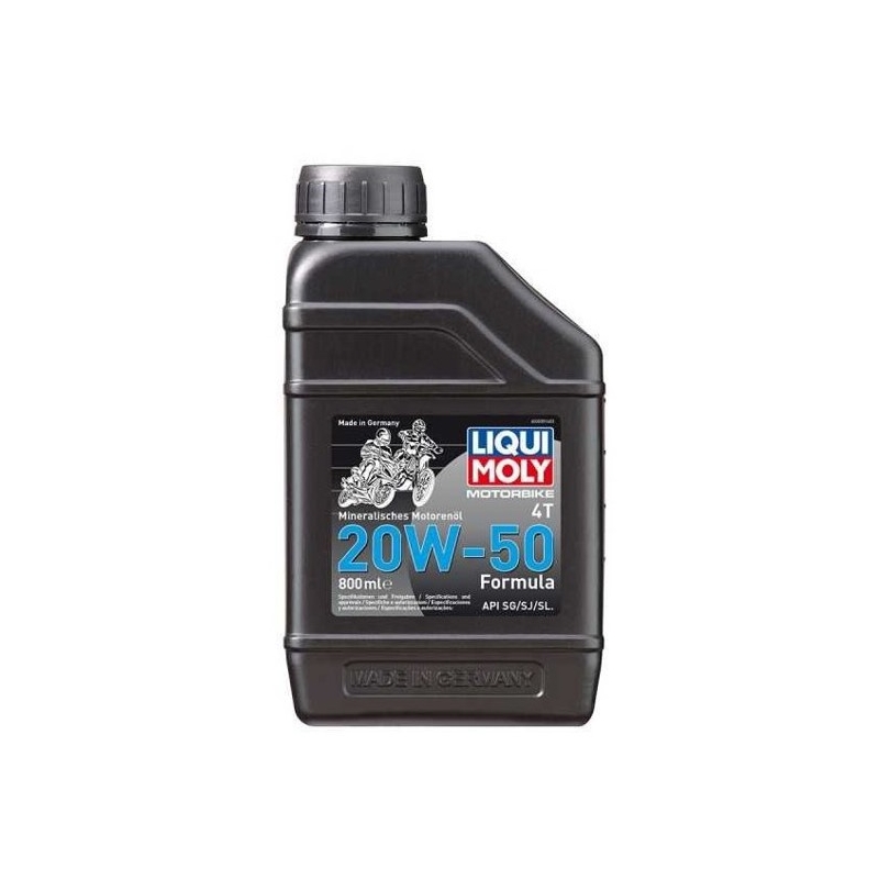 Variklinė alyva LIQUI MOLY Motorbike 4T 20W50 Formula 800 ml