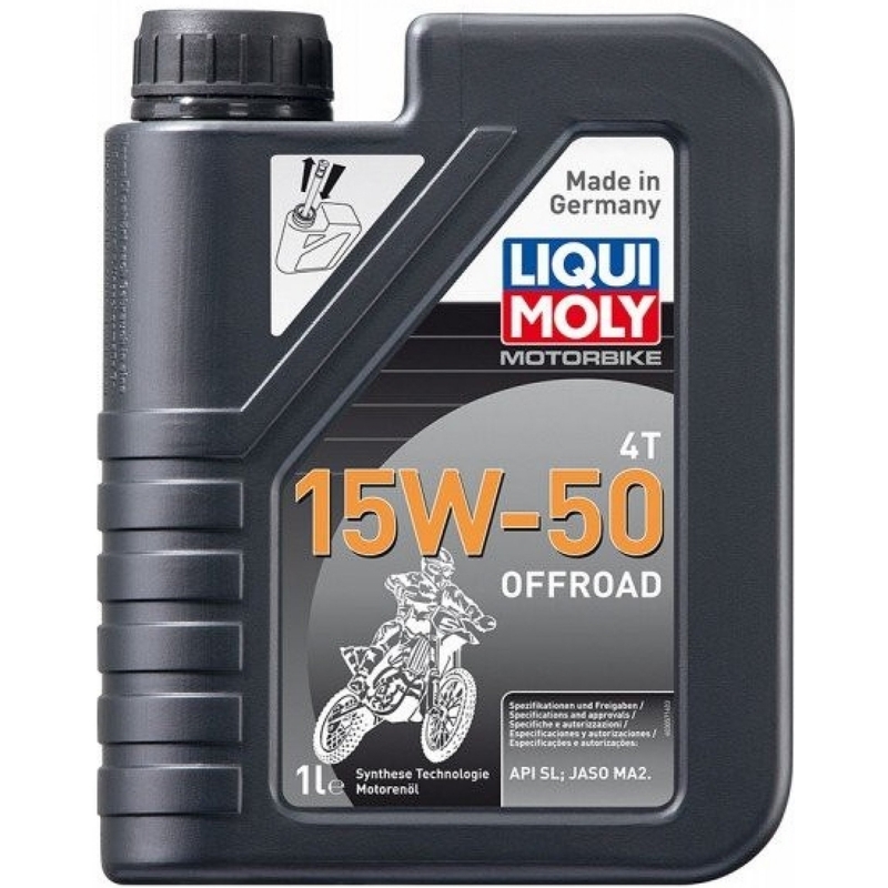 LIQUI MOLY Motociklinis 4T 15W50 Offroad 1 l