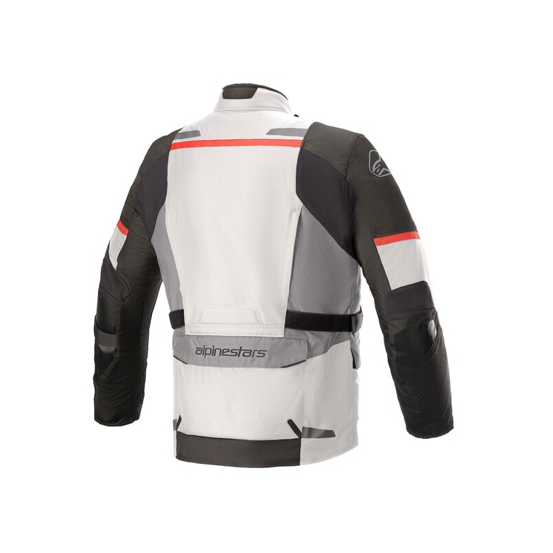 Alpinestars Andes Drystar Grey-Black-Red motociklininko striukė