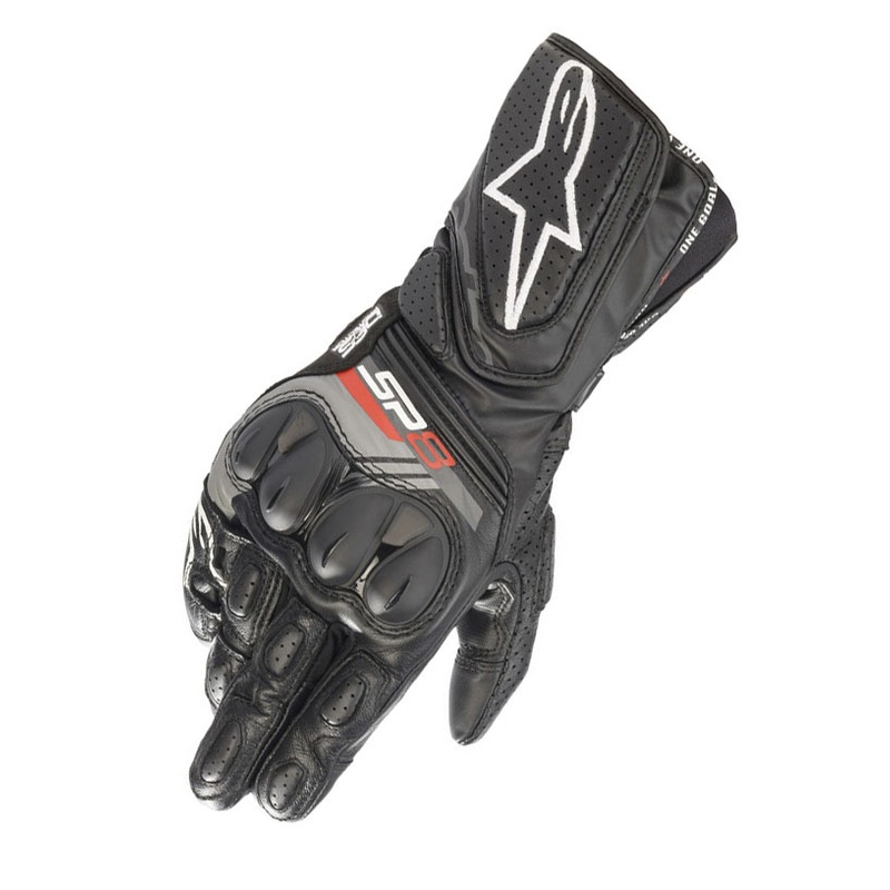 Alpinestars SP-8 motociklininko pirštinės juodos