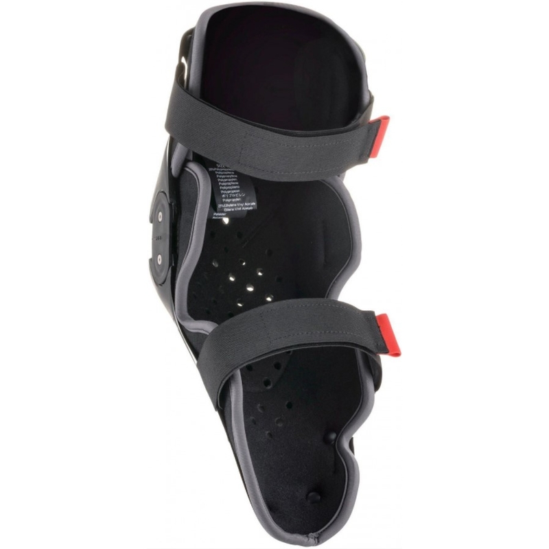 Alpinestars SX-1 V2 juodos ir raudonos spalvos kelių apsaugai