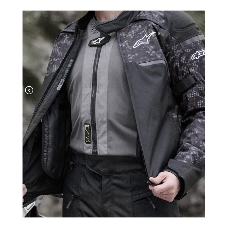 "Alpinestars Tech-Air® 5" pilkai juoda liemenė su oro pagalve