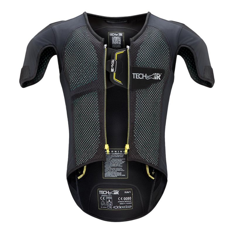 "Alpinestars Tech-Air® Race Vest" oro pagalvės įdėklas juodai geltonas išpardavimas