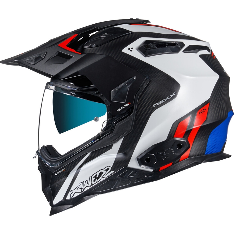 Enduro přilba NEXX X.Wed 2 Vaal Carbon černo-bílo-červená výprodej