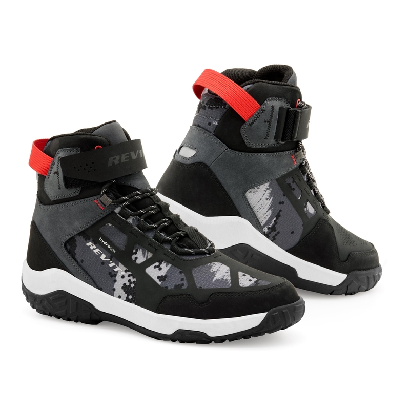 Revit Descent H2O Black-Grey-Red Motociklininkų batai