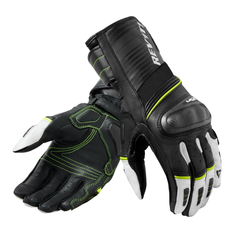 Motociklininko pirštinės Revit RSR 4 black-fluo yellow