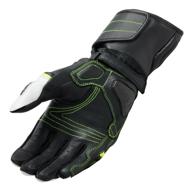 Motociklininko pirštinės Revit RSR 4 black-fluo yellow
