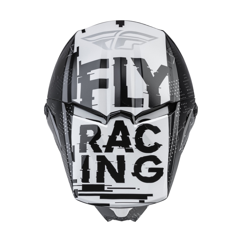 Dětská motokrosová přilba FLY Racing Kinetic Scan černo-bílá