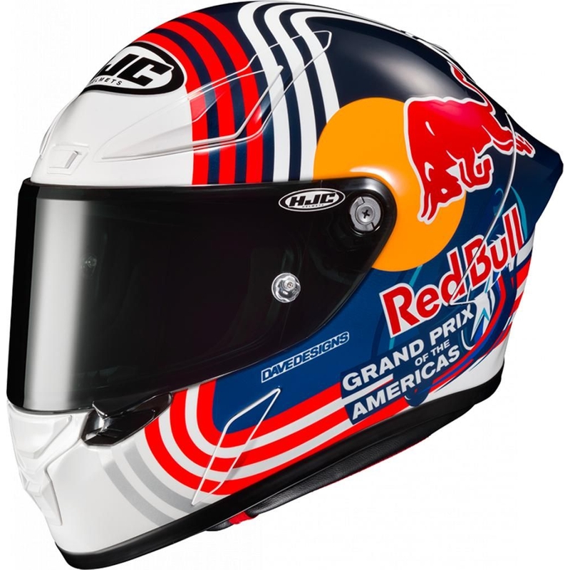 Integrální přilba na motorku HJC RPHA 1 Redbull Austin GP MC21 červeno-modro-bílá výprodej