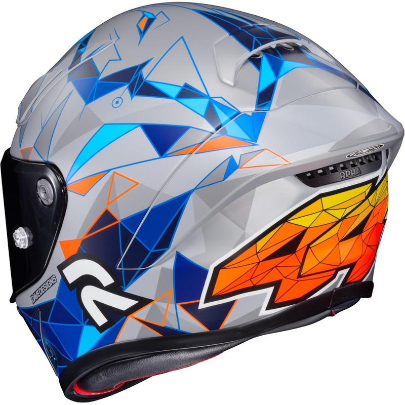 Integrální přilba na motorku HJC RPHA 1 Pol Espargaro Replica MC2SF oranžovo-modro-šedá