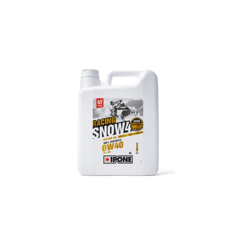 Sniego motociklų alyva Ipone Snow racing 4T 0W40 4 l