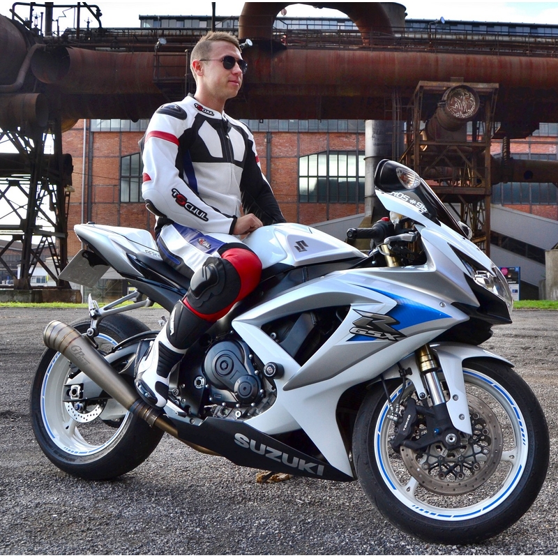 Pánské kalhoty Tschul 580 bílo-červeno-modro-černé výprodej