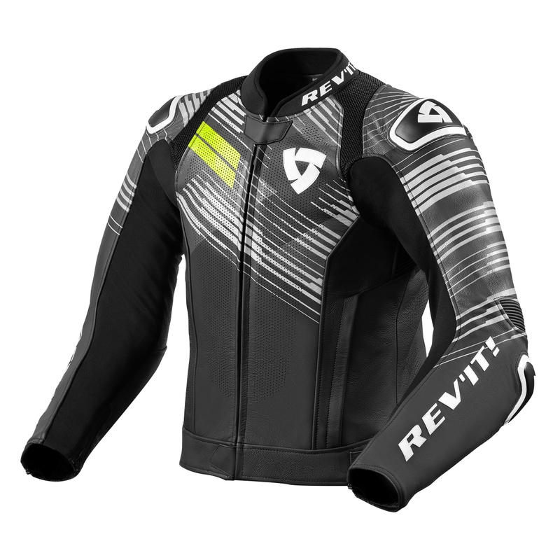 Bunda na motorku Revit Apex černo-fluo žlutá výprodej