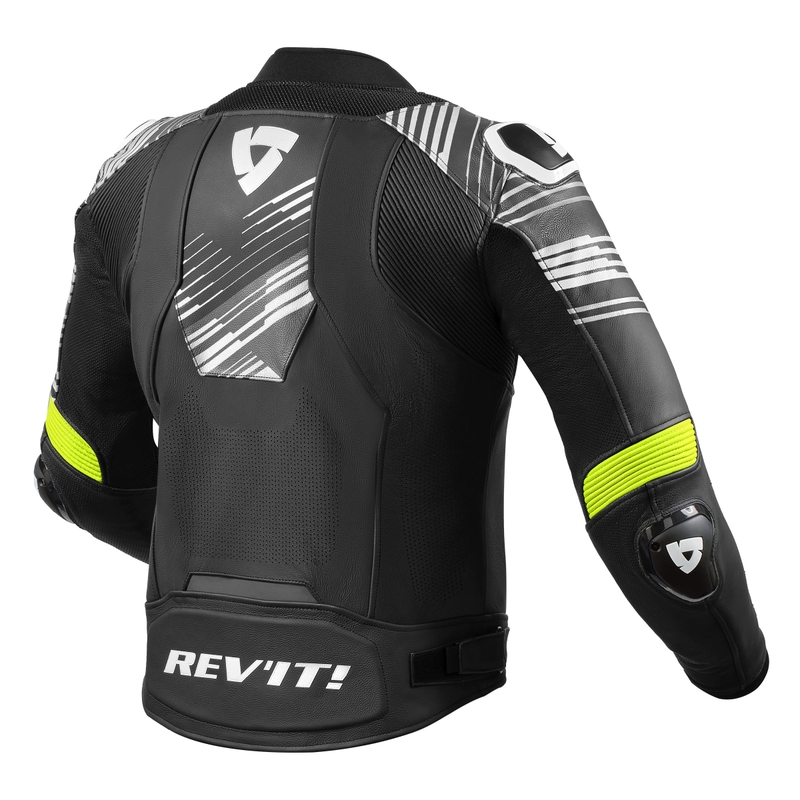 Bunda na motorku Revit Apex černo-fluo žlutá výprodej