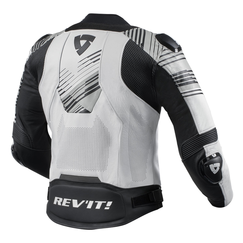 Bunda na motorku Revit Apex černo-bílá výprodej