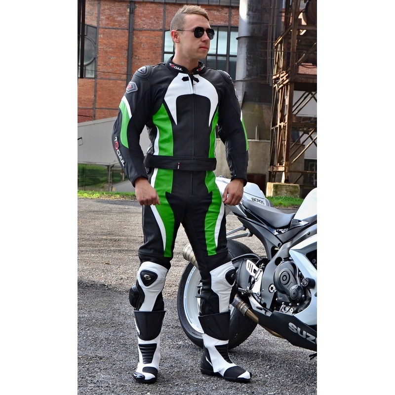 Pánské kalhoty Tschul 575 černo-zelená výprodej