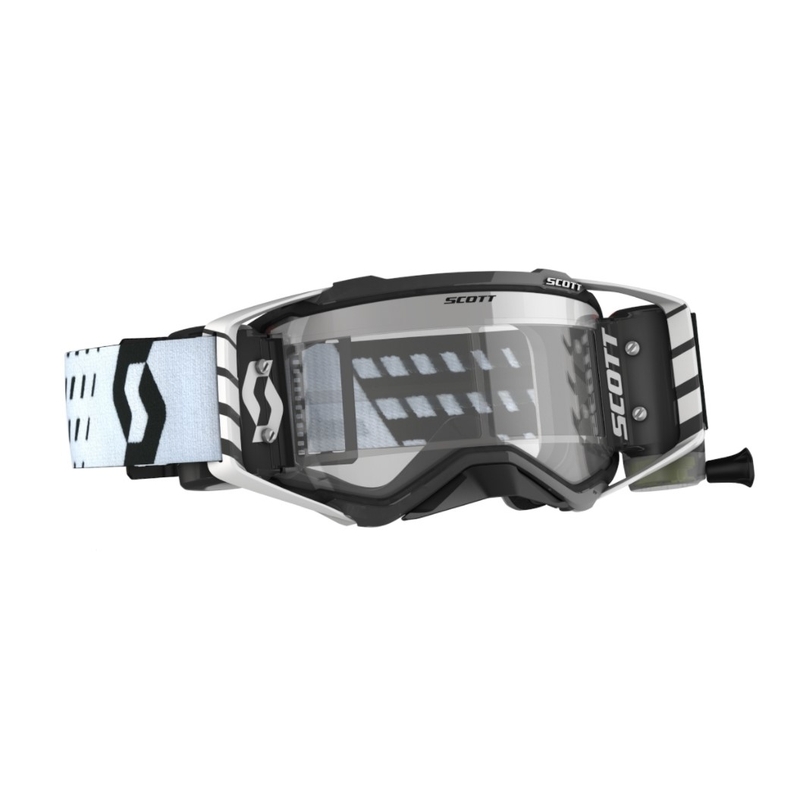 Motokroso akiniai SCOTT Prospect WFS 22 juodai balti