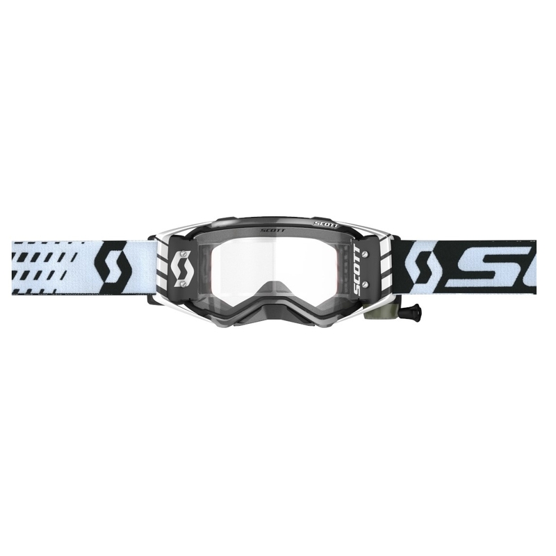 Motokroso akiniai SCOTT Prospect WFS 22 juodai balti