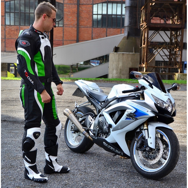 Pánské kalhoty Tschul 575 černo-zelená výprodej