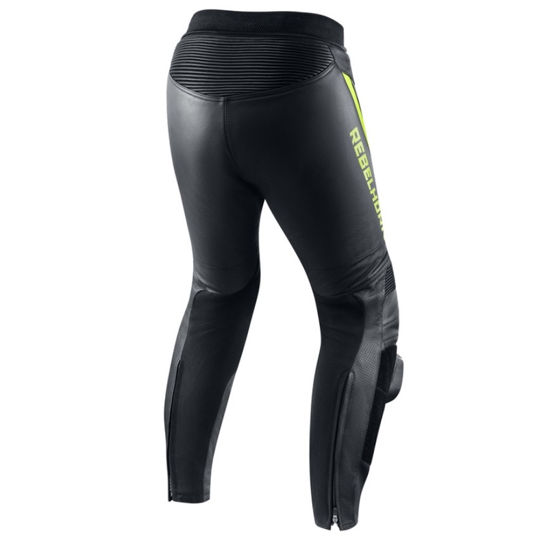 Rebelhorn Fighter motociklininko kelnės juoda-fluo geltona išpardavimas