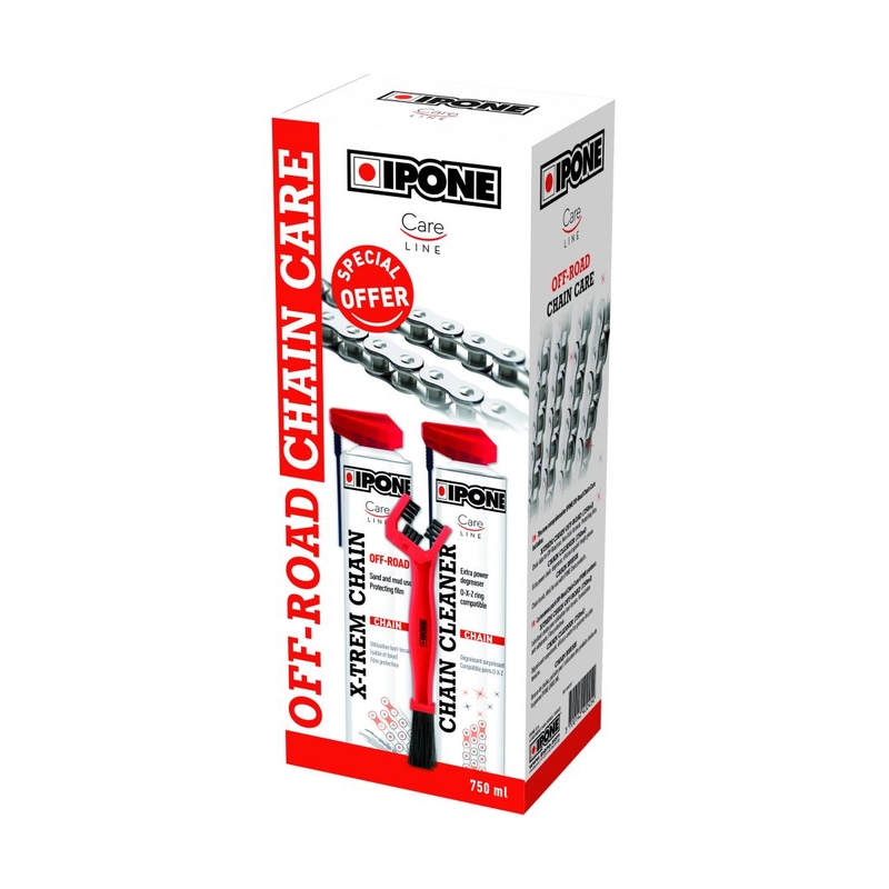 "Ipone Off Road Chain Care" valymo ir tepimo rinkinys