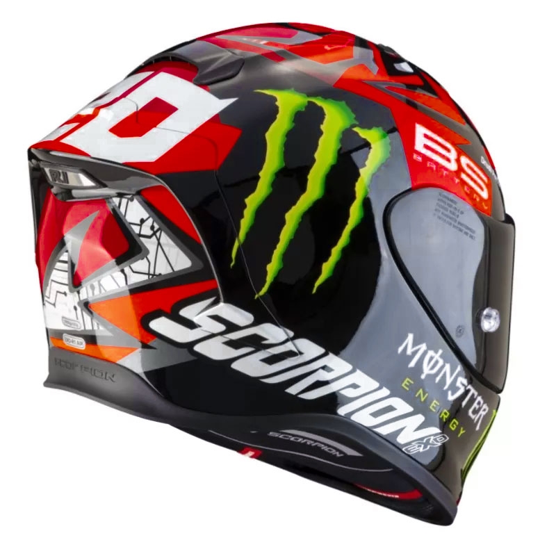 Integrální přilba na motorku Scorpion EXO-R1 Air Fabio Quartararo Monster Replica