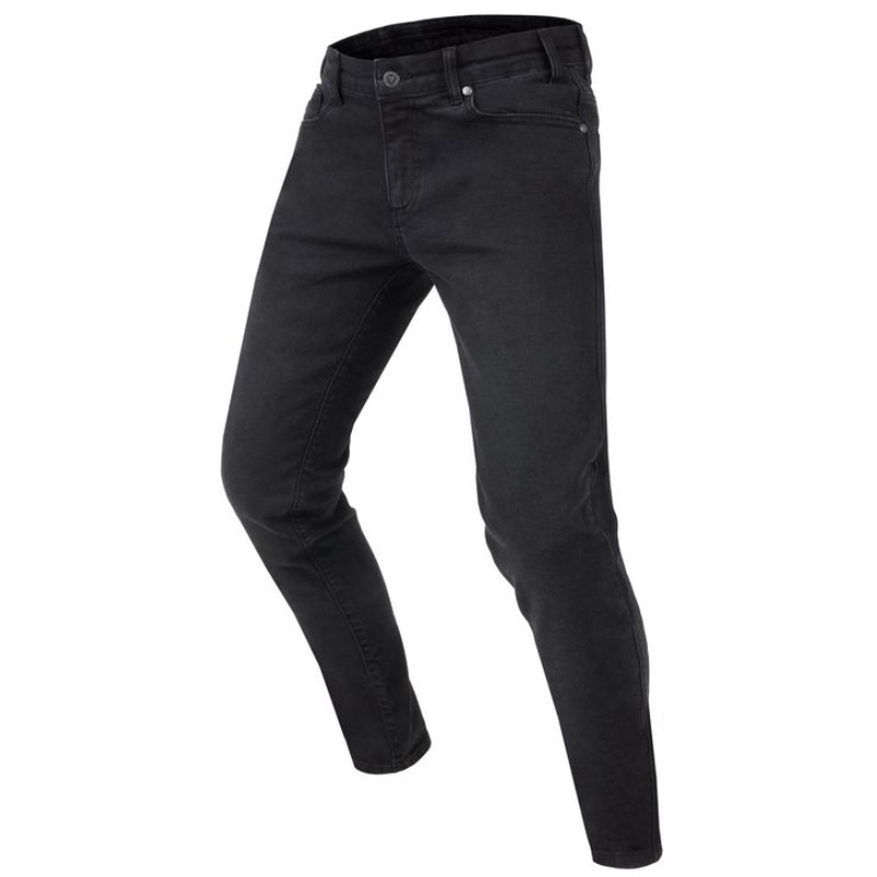 Moteriški motociklininko džinsai Rebelhorn Classic III SK wash washed black išpardavimas