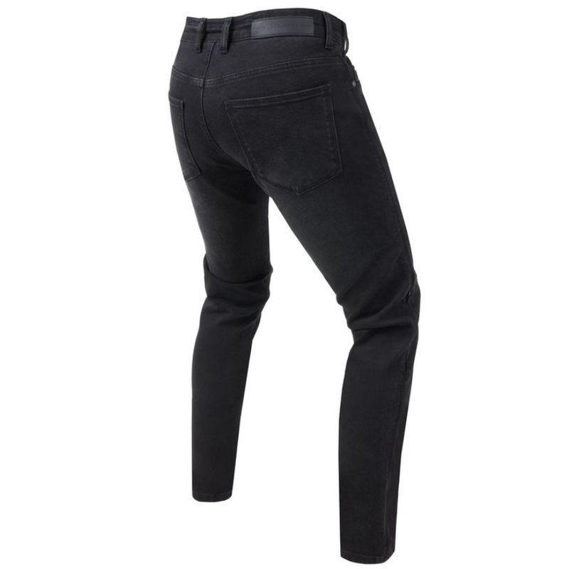 Moteriški motociklininko džinsai Rebelhorn Classic III SK wash washed black išpardavimas