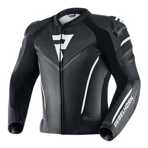 Bunda na motorku Rebelhorn Fighter černo-bílá výprodej