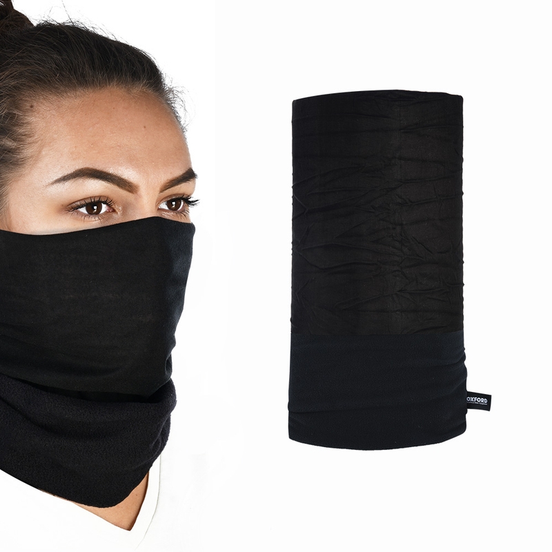 "Oxford Snug Black" juodas daugiafunkcinis šalikas