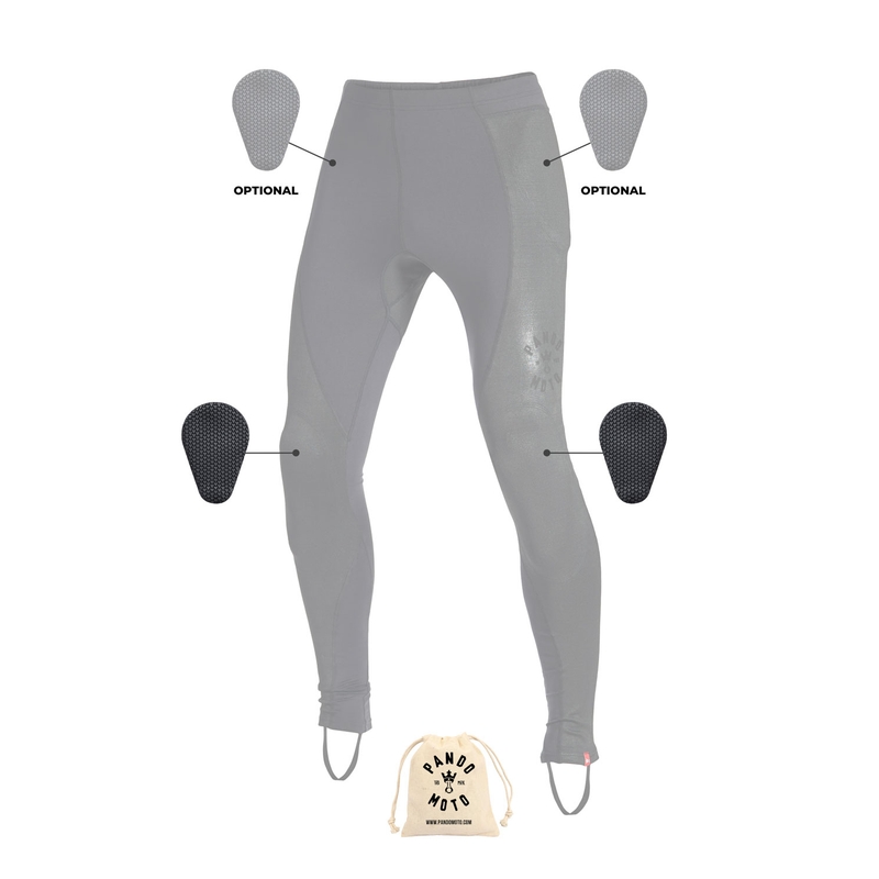 Legíny na motorku PANDO MOTO Skin UH 02 černé výprodej
