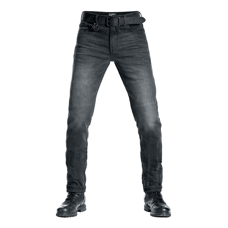 Motociklininko džinsai PANDO MOTO Robby Slim black išpardavimas