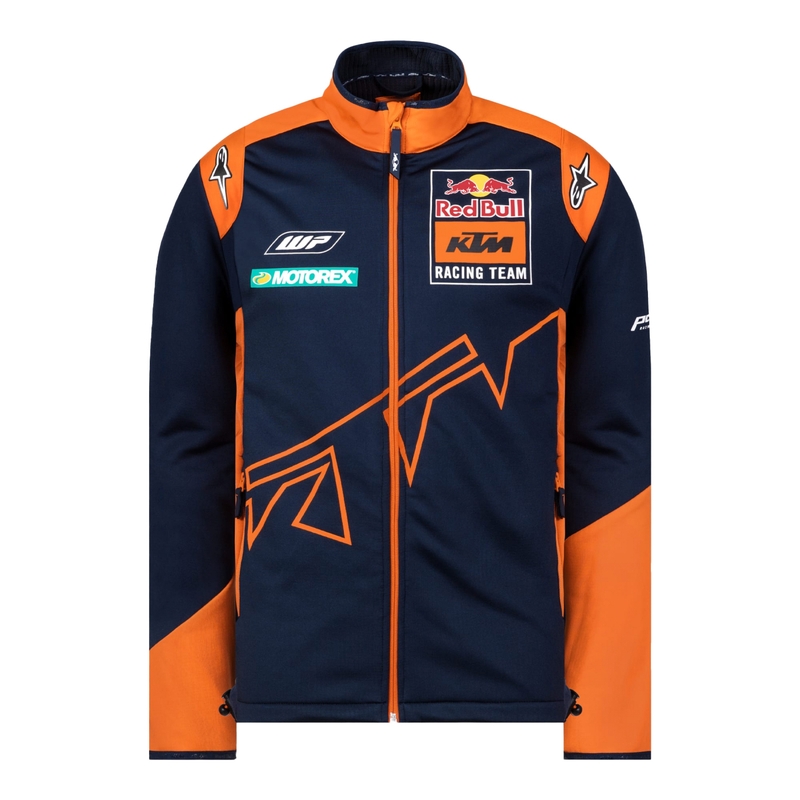 Softshellová bunda KTM Red Bull Racing 22 modro-oranžová výprodej