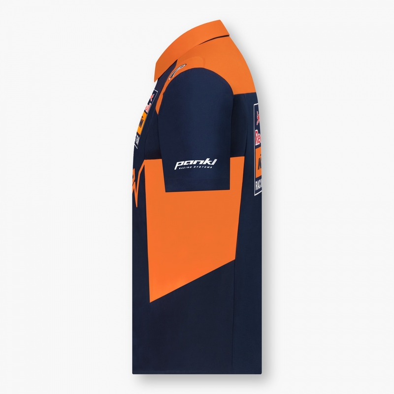 Polo triko KTM Red Bull Racing 22 modro-oranžové výprodej