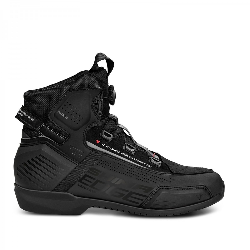 "Shima Edge Vent" juodi motociklininko batai