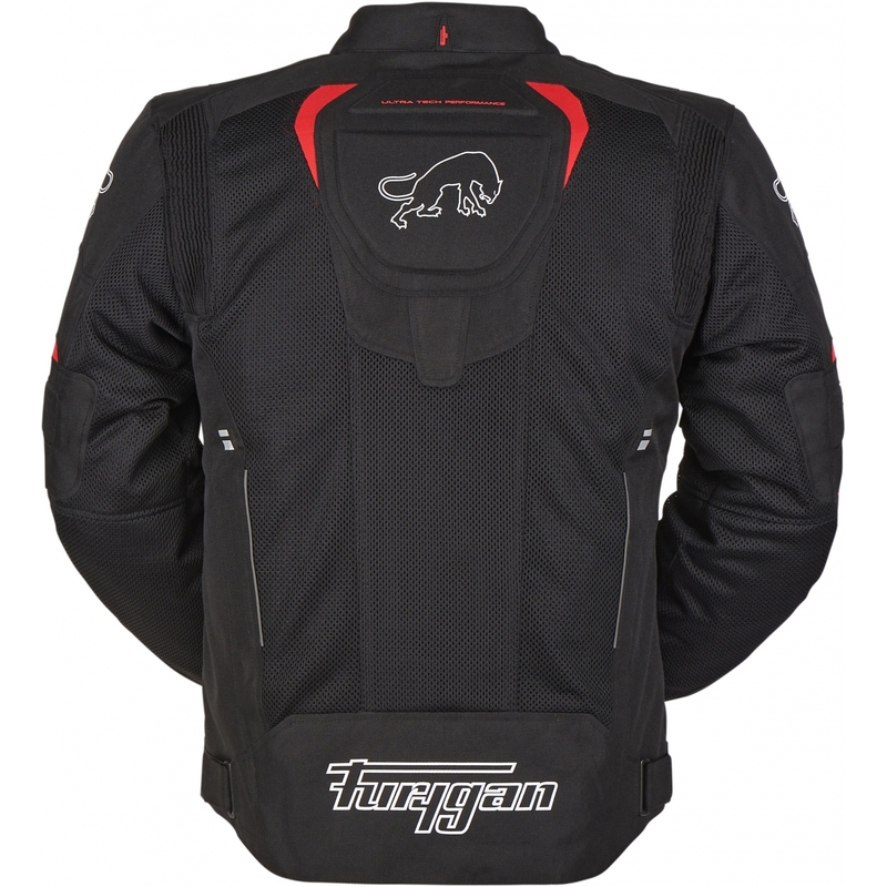"Furygan Ultra Spark Vented 3 in 1" raudonos ir juodos spalvos motociklininko striukė