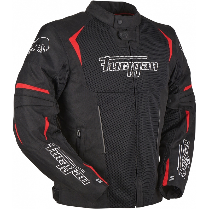 "Furygan Ultra Spark Vented 3 in 1" raudonos ir juodos spalvos motociklininko striukė