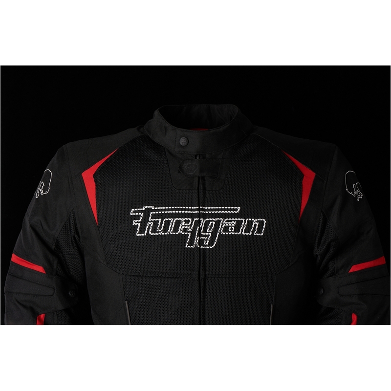 "Furygan Ultra Spark Vented 3 in 1" raudonos ir juodos spalvos motociklininko striukė