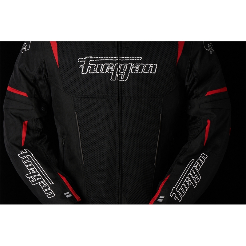 "Furygan Ultra Spark Vented 3 in 1" raudonos ir juodos spalvos motociklininko striukė