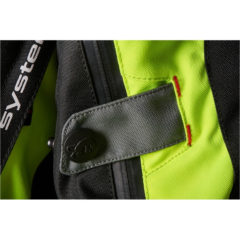 Furygan Apalaches juoda-fluo geltona motociklininko striukė