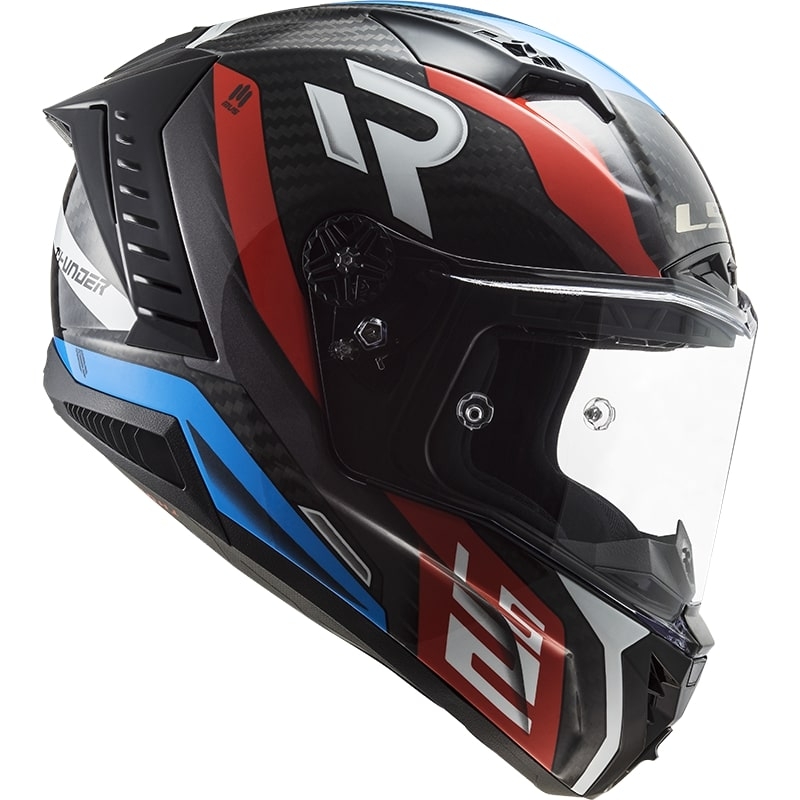 Integrální přilba na motorku LS2 FF805 Thunder C Supra černo-červeno-modrá výprodej