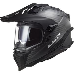 Enduro šalmas LS2 MX701 Explorer C Solid Carbon Black Matte
