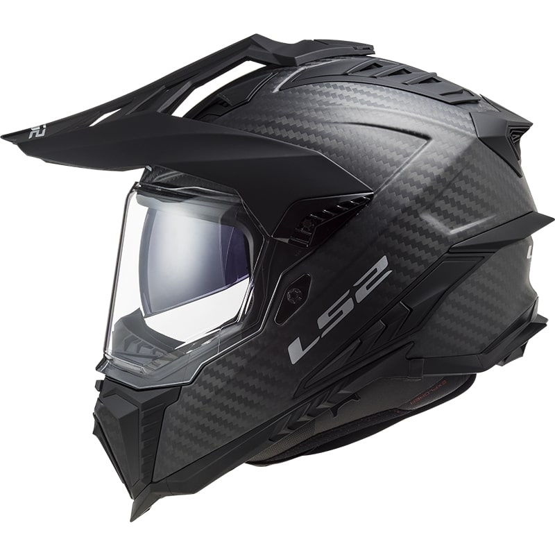 Enduro šalmas LS2 MX701 Explorer C Solid Carbon Black Matte