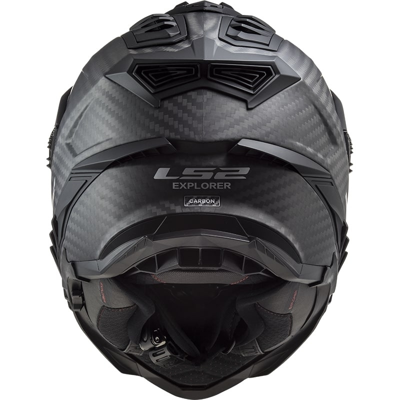 Enduro šalmas LS2 MX701 Explorer C Solid Carbon Black Matte