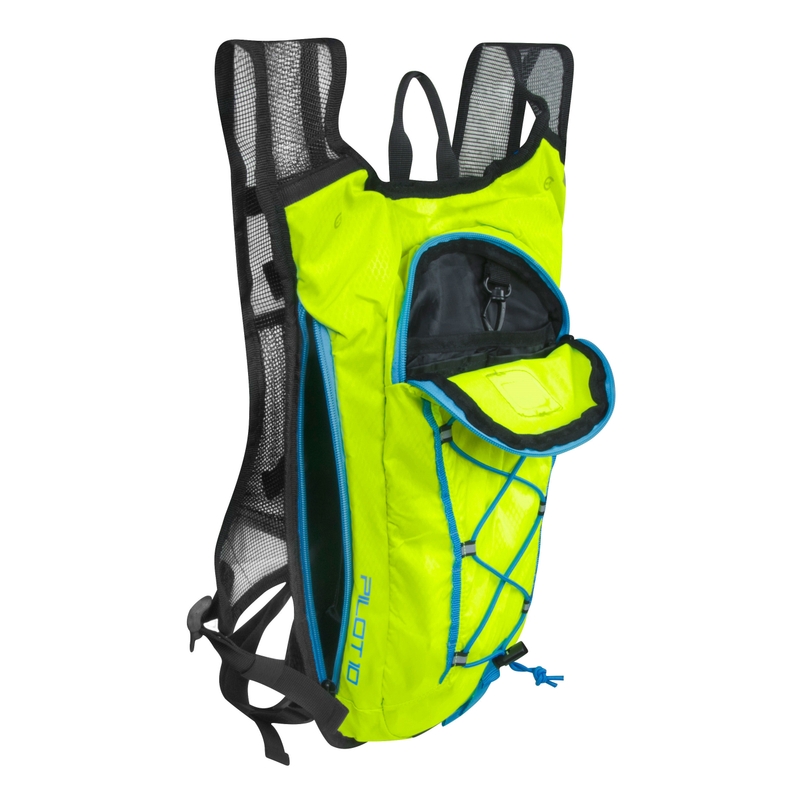 Cyklo batoh FORCE Pilot Plus 10 l fluo žlutý s hydrovakem výprodej