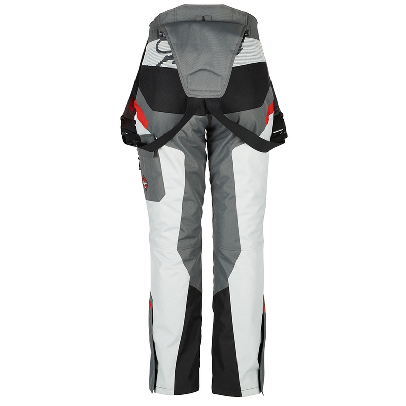 Moteriškos Furygan Apalaches Black-Red-White-Grey motociklininko kelnės išpardavimas