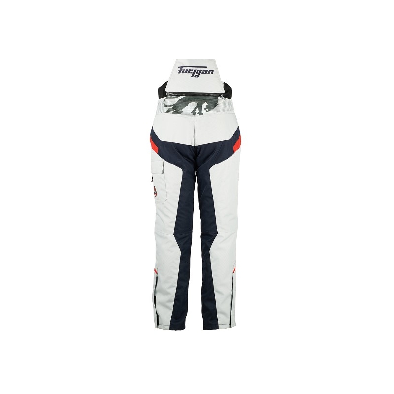 Moteriškos Furygan Apalaches Black-Red-White-Blue-Blue motociklininko kelnės išpardavimas